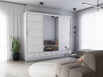 Florence 250 tolóajtós gardróbszekrény