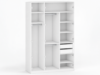 Halmar meble Forno K-07 gardróbszekrény - fehér Elemes hálószobák