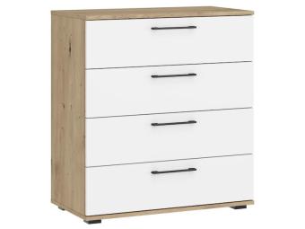 Halmar meble Forno KM-01 komód - artisan tölgy/fehér Elemes hálószobák