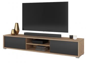 Helvetia meble Frida 40 TV állvány - olajos tölgy/antracit Nappali