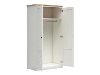 BRW Meble Frija SZF2D akasztós szekrény - andersen fenyő/artisan tölgy Elemes nappali bútorok