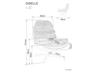 Giselle fotel