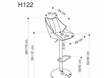 H-122 bárszék