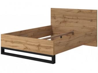 Helvetia meble Halle 31/160 franciaágy keret - wotan tölgy Elemes nappali bútorok