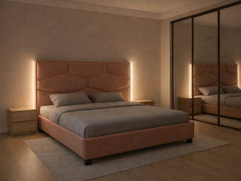 Hexa 180 franciaágy keret