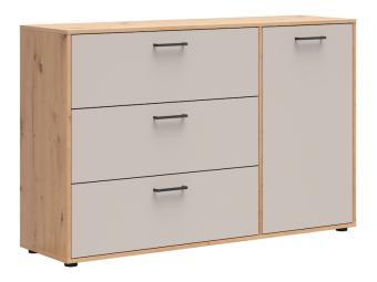 BRW Meble Hinton KOM1D3S komód - artisan tölgy/kasmir Elemes hálószobák
