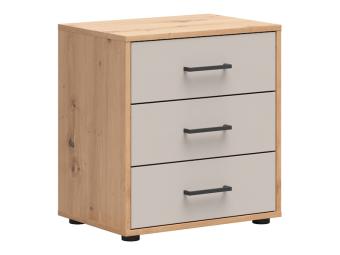 BRW Meble Hinton KOM3S komód - artisan tölgy/kasmir Elemes hálószobák
