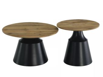 Signal meble Itaka dohányzóasztal - fekete/artisan tölgy Nappali