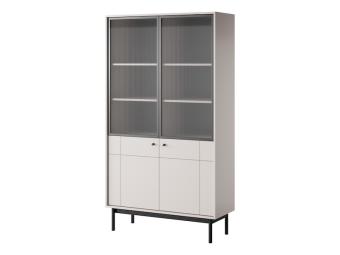 Piaski meble Japadi WT104 vitrin - fekete/kasmir Elemes nappali bútorok