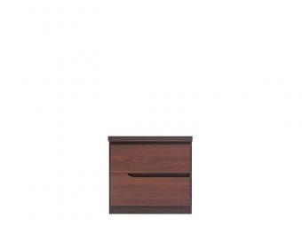 BRW Gerbor July KOM2SL éjjeliszekrény - akác/bronz Elemes nappali bútorok