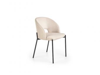 Halmar meble K-373 szék - fekete/tap beige Étkező