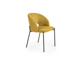Halmar meble K-373 szék - fekete/tap yellow Étkező