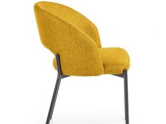 Halmar meble K-373 szék - fekete/tap yellow Étkező