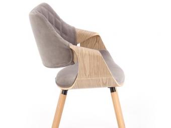 Halmar meble K-396 szék - bükk/bluvel 14/fekete Étkező