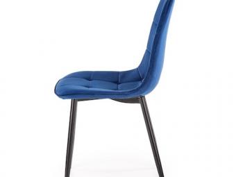 Halmar meble K-417 szék - fekete/bluvel 86 Étkező