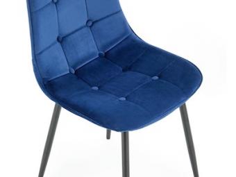 Halmar meble K-417 szék - fekete/bluvel 86 Étkező