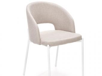 Halmar meble K-486 szék - fehér/tap creme Étkező