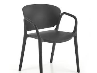 Halmar meble K-491 szék - fekete Kerti bútor