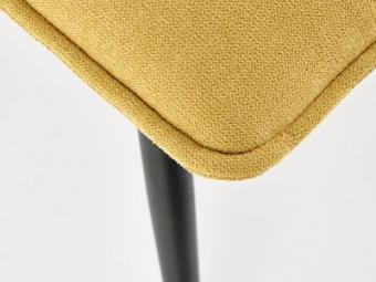 Halmar meble K-493 szék - fekete/tap yellow Étkező
