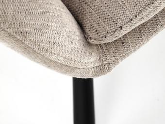 Halmar meble K-495 szék - fekete/tap beige Étkező