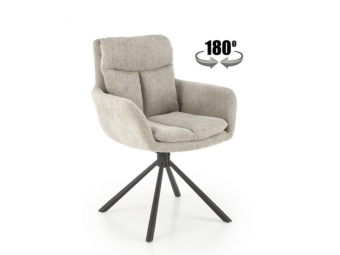 Halmar meble K-495 szék - fekete/tap beige Étkező