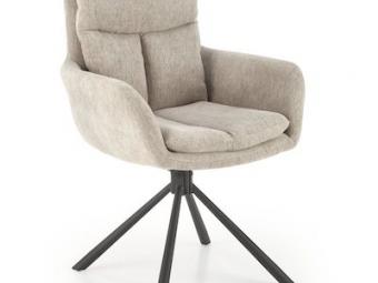 Halmar meble K-495 szék - fekete/tap beige Étkező