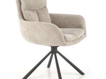 Halmar meble K-495 szék - fekete/tap beige Étkező