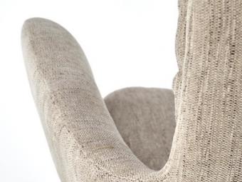 Halmar meble K-495 szék - fekete/tap beige Étkező