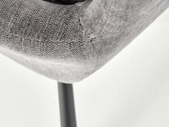 Halmar meble K-495 szék - fekete/tap grau Étkező