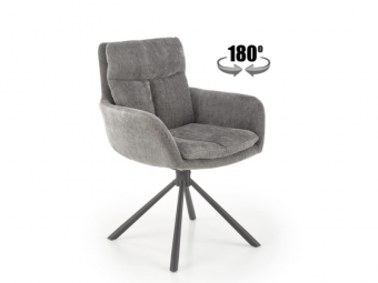 Halmar meble K-495 szék - fekete/tap grau Étkező