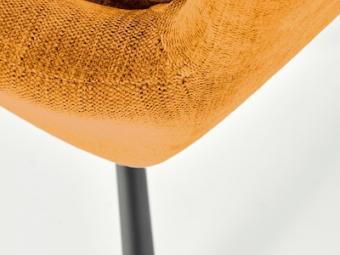 Halmar meble K-495 szék - fekete/tap mustard Étkező