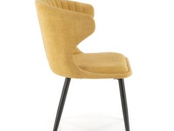 Halmar meble K-496 szék - fekete/tap yellow Étkező