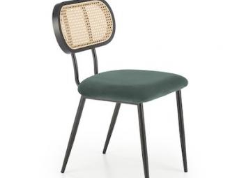Halmar meble K-503 szék - fekete/bluvel 78/natur pp Étkező