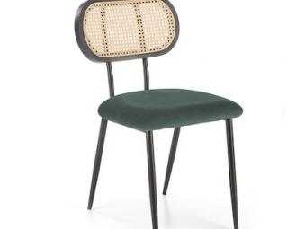Halmar meble K-503 szék - fekete/bluvel 78/natur pp Étkező
