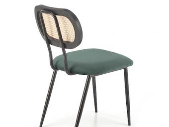 Halmar meble K-503 szék - fekete/bluvel 78/natur pp Étkező
