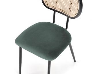 Halmar meble K-503 szék - fekete/bluvel 78/natur pp Étkező