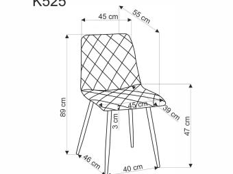 K-525WDF szék