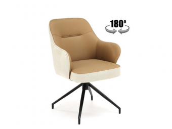 Halmar meble K-527 szék - fekete/tap 211/sötét bézs Étkező