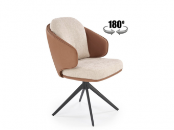 Halmar meble K-554 szék - fekete/terra/tap creme Étkező