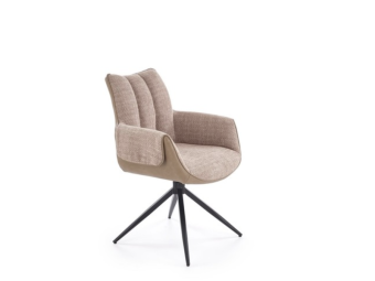 Halmar meble K-579 szék - fekete/tap 257/tap 256 Étkező