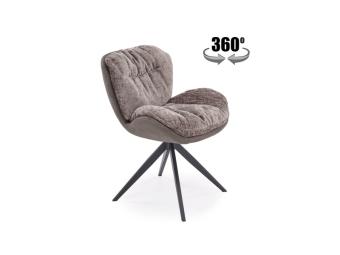 Halmar meble K-599 szék - fekete/haga 16/antik taupe Étkező