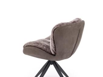 Halmar meble K-599 szék - fekete/haga 16/antik taupe Étkező