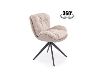 Halmar meble K-599 szék - fekete/haga 30/antik taupe Étkező