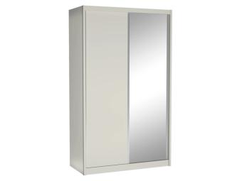 Jarstol meble Karol tolóajtós gardróbszekrény 1 - alpesi fehér Hálószoba