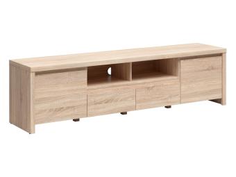 BRW Meble Kaspian I RTV2D2S TV állvány - világos sonoma tölgy Elemes nappali bútorok
