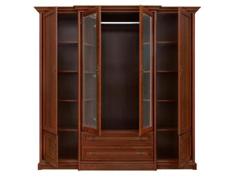 BRW Meble Kent 1 SZF4D2S gardróbszekrény - gesztenye Elemes nappali bútorok