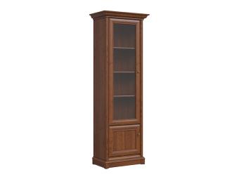 BRW Meble Kent 1 WIT1DL vitrin - gesztenye Elemes nappali bútorok