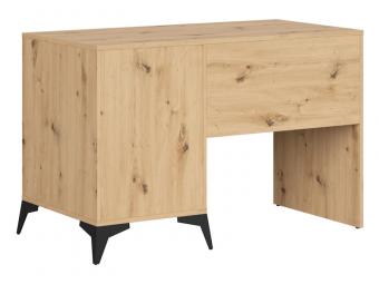 BRW Meble Lamea BIU1D1S íróasztal - fekete/artisan tölgy Elemes nappali bútorok