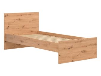 BRW Meble Lamea LOZ90 ágykeret - artisan tölgy Elemes nappali bútorok