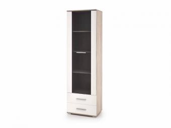 Halmar meble Lima W-01 vitrin - világos sonoma tölgy/fehér Elemes nappali bútorok